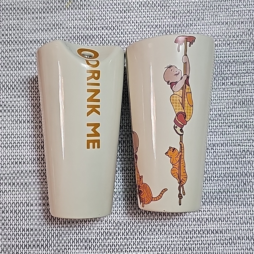 Alice for Max Brenner Chocolate by the Bald Man Ceramic Milkshake Cup Iris Zohar